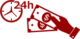 24時間以内の入出金