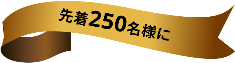 先着250名様