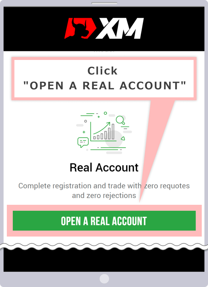 Open a real account