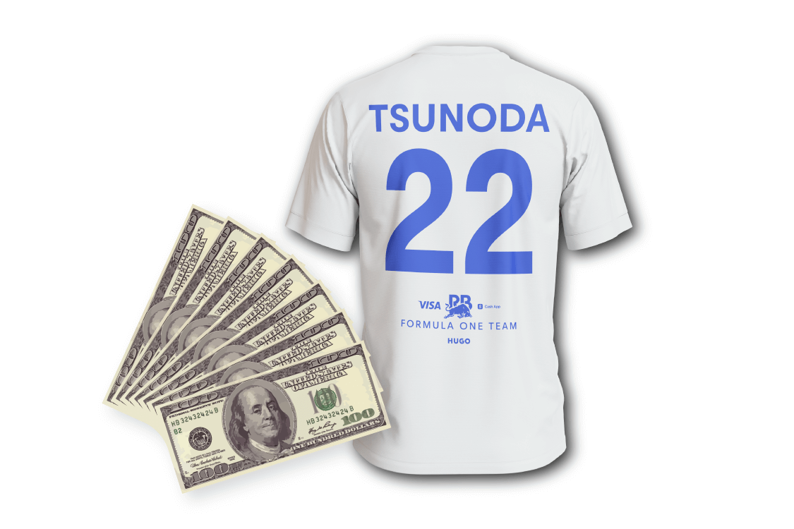 800ドル相当の現金賞金＋チーム公式Tシャツ