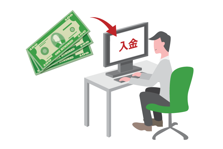 MT4/MT5口座へ200ドル(相当額)以上の資金を入金する