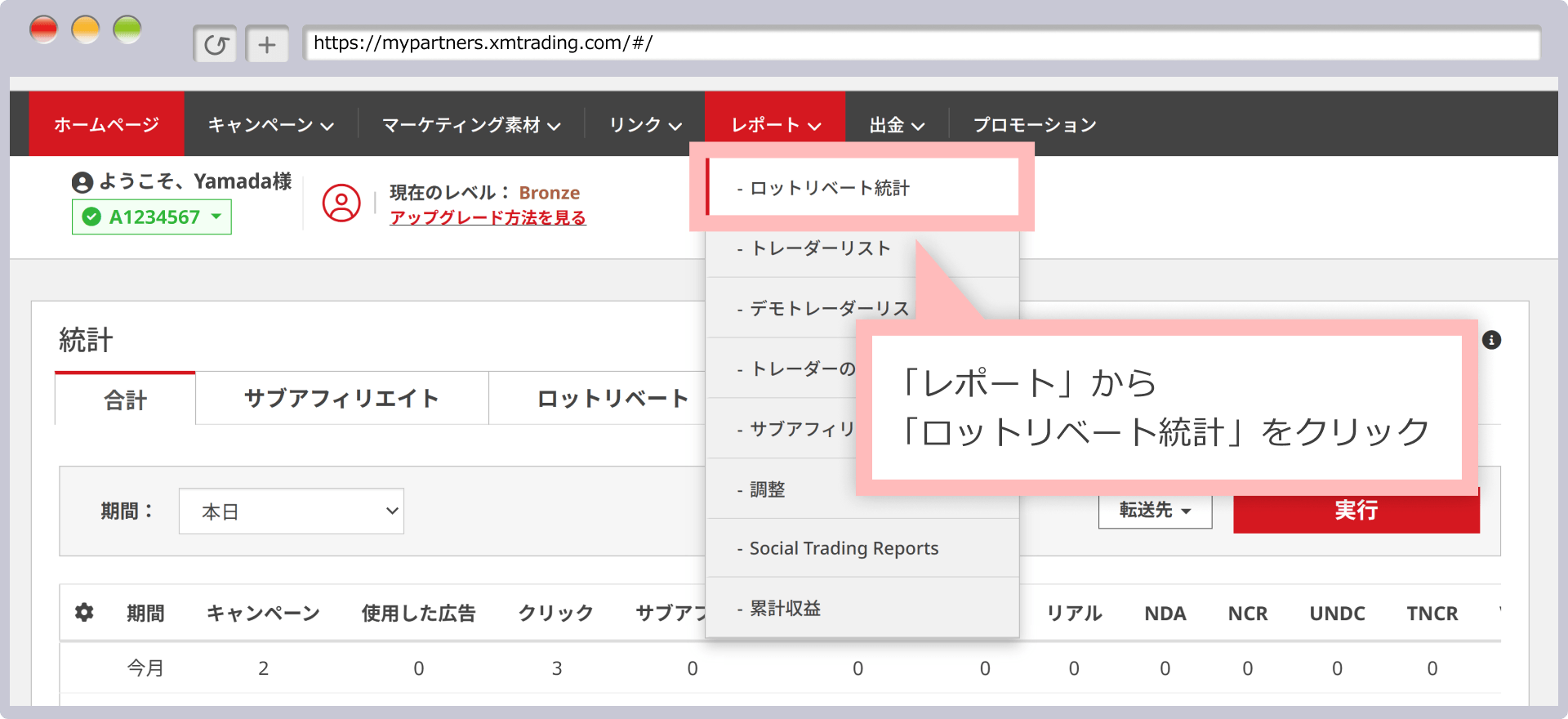 統計レポート