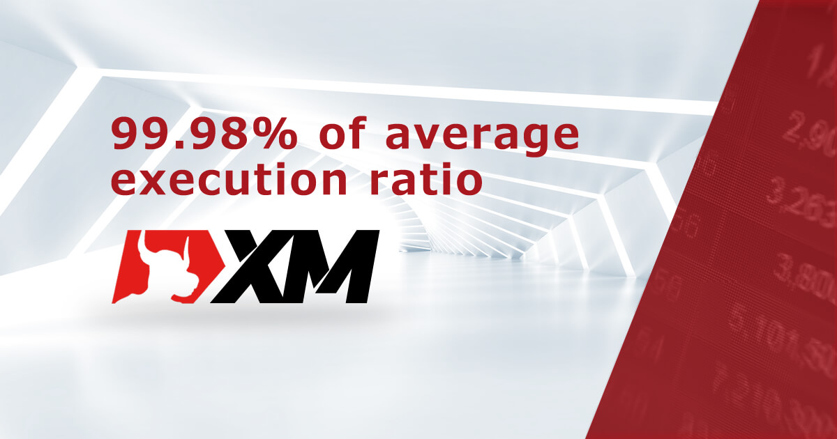 Amazing average execution ratio of XM, 99.98%!｜XM™
