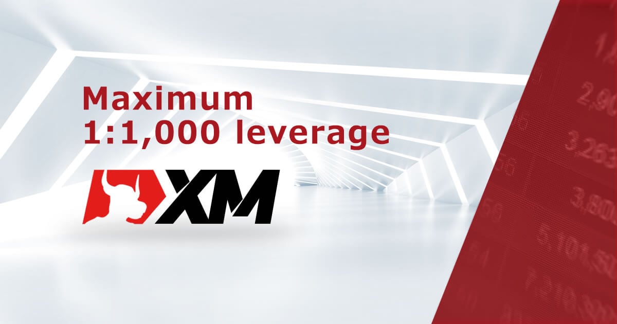 Maximum 1:1,000 leverage trading with XM｜XM™